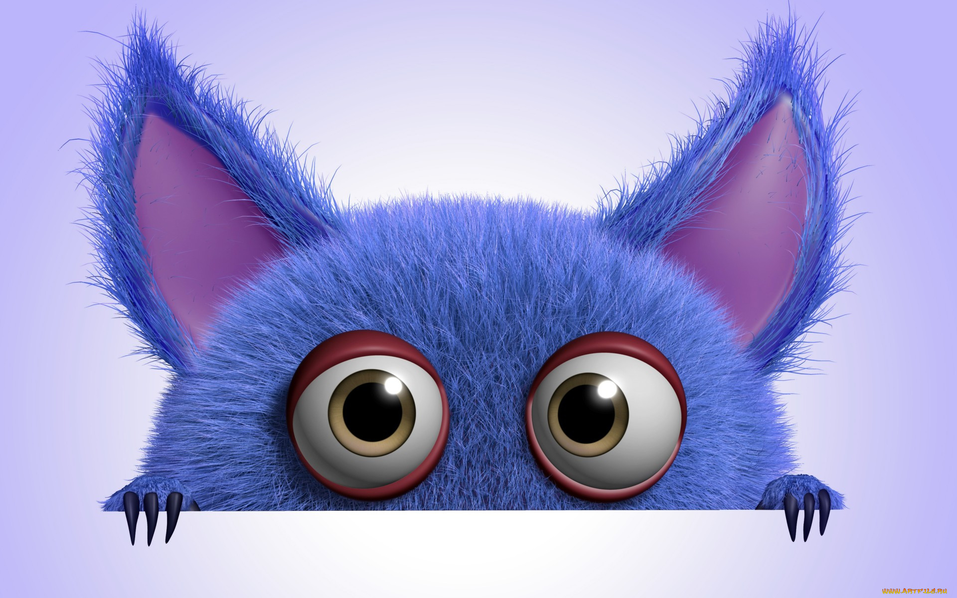 3 ,  , humor, , cartoon, monster, funny, , fluffy, cute